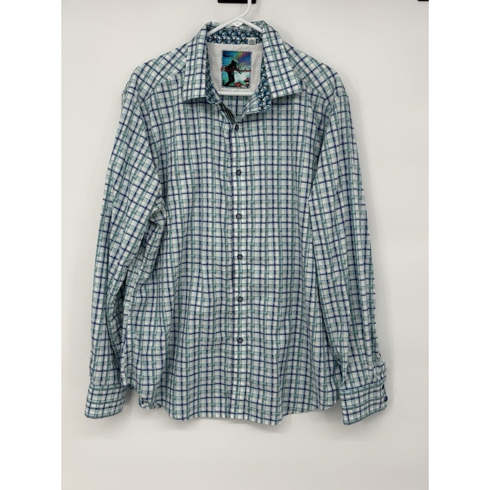 Robert Graham Men's Long Sleeve Button Down 2XL